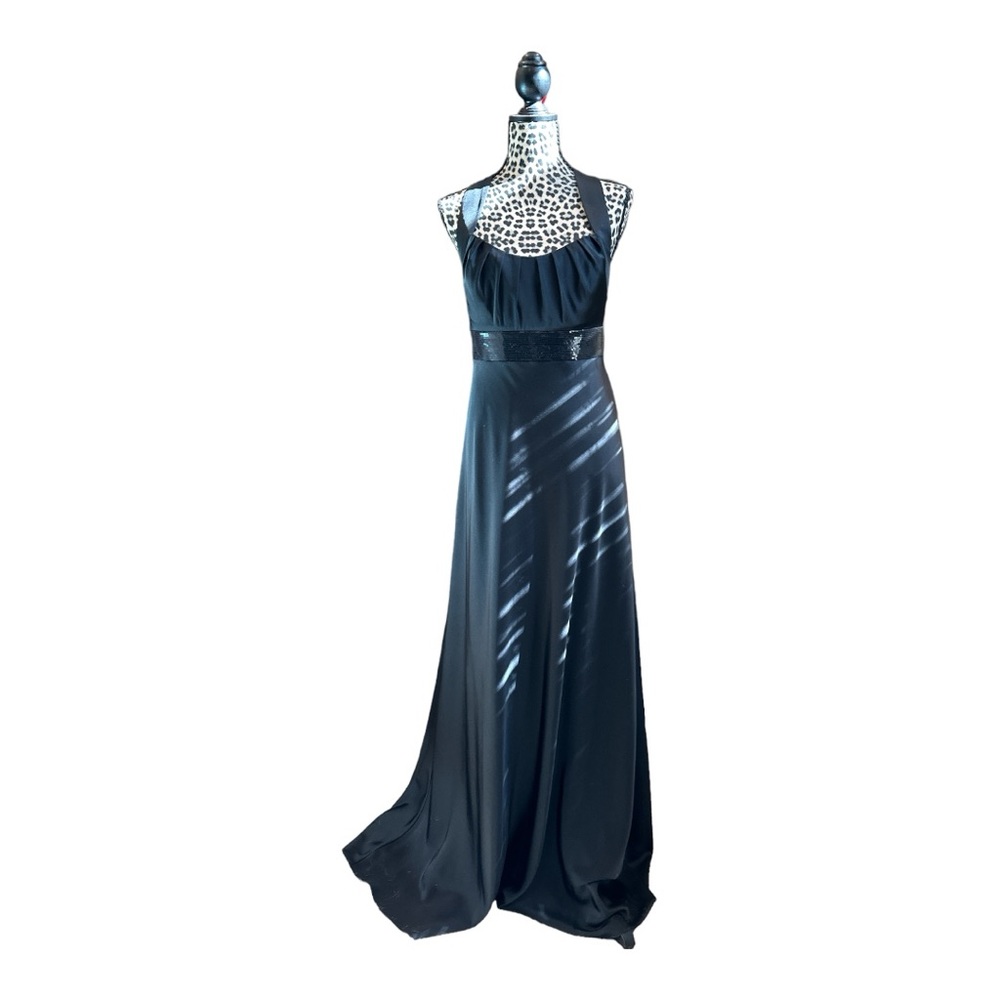 Small Calvin Klein floor length formal dress in black